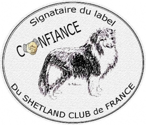 badge label du Shetland club de France
